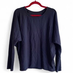 Fleo Undefeated Navy Dolman Sleeve Sweatshirt Size XL
